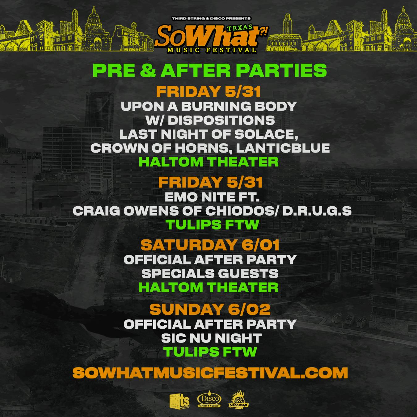 Official Afterparties